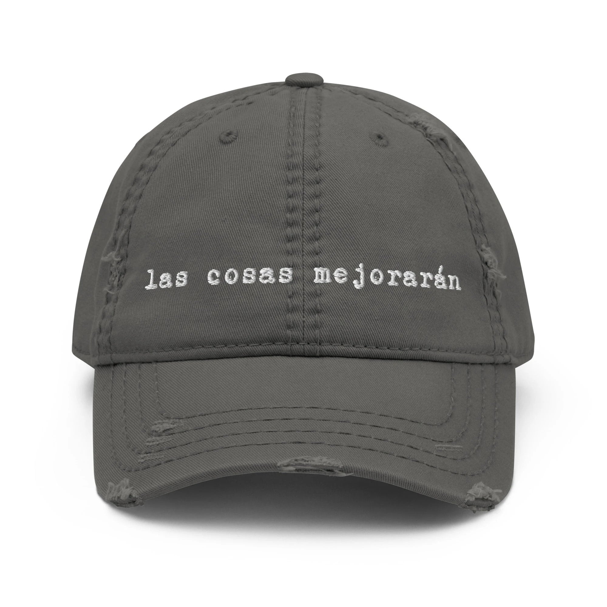 Las cosas mejorarán Distressed Dad Hat by La Vie Bien