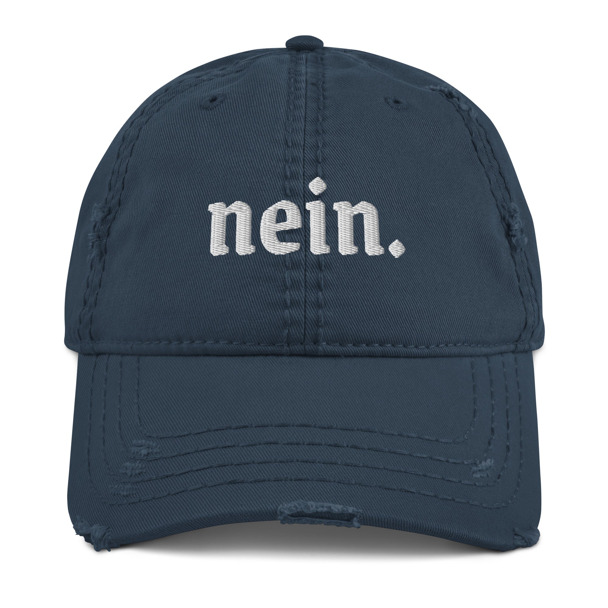 Nein. German embroidered baseball Hat