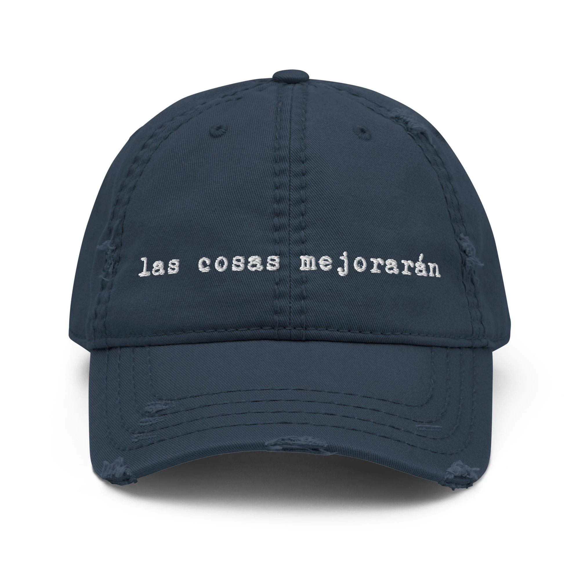 Las cosas mejorarán Distressed Dad Hat by La Vie Bien