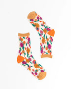 Ditsy Floral Sheer Ankle Sock by Sock Candy