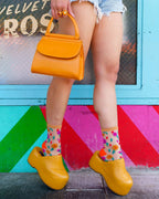 Ditsy Floral Sheer Ankle Sock by Sock Candy