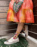 Ditsy Floral Sheer Ankle Sock by Sock Candy