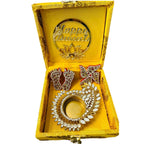 Diwali Gift Combos - Diya & Kundan Laxmi Charan with Swastik in Gift Box La Vie Bien Diwali Gift Combos - Diya & Kundan Laxmi Charan with Swastik in Gift Box