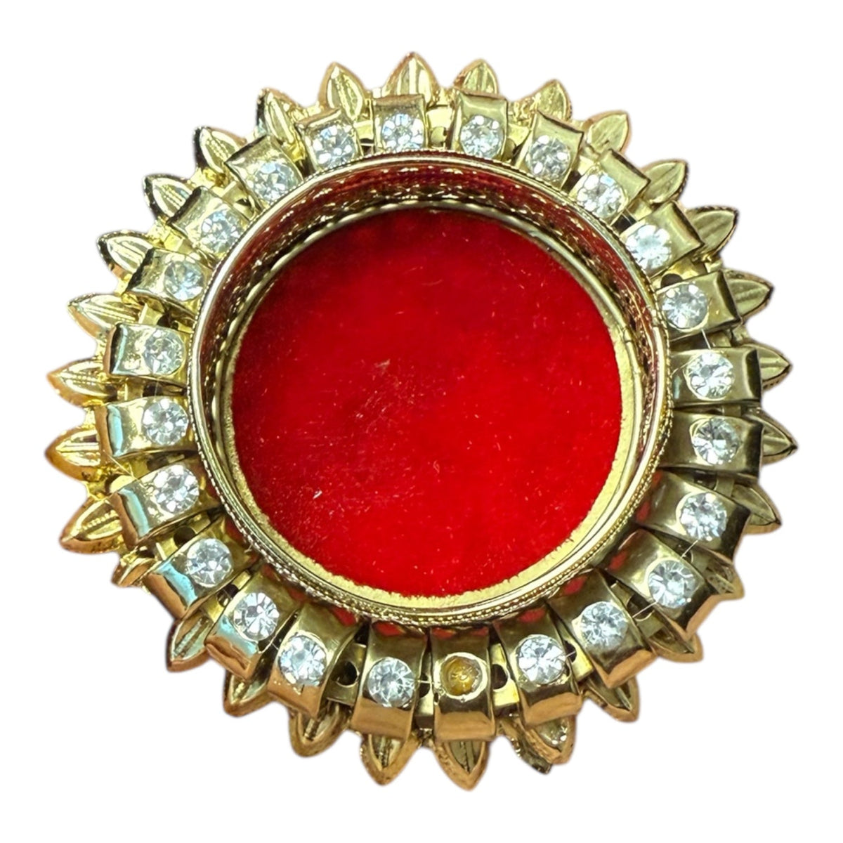 Diwali Gift - Diya with Kundan Laxmi Charan & Swastik in Gift box with Happy Diwali Decal La Vie Bien Diwali Gift - Diya with Kundan Laxmi Charan & Swastik in Gift box with Happy Diwali Decal