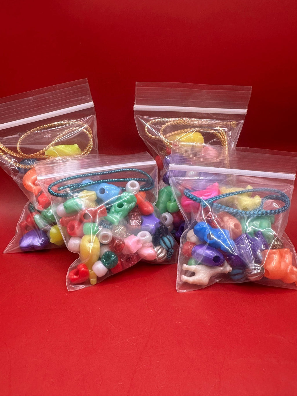 DIY Friendship Bracelet Kit – 1 oz Assorted Beads & String La Vie Bien DIY Friendship Bracelet Kit – 1 oz Assorted Beads & String
