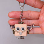 DIY Timberbot Kit – Build 2 Wooden Robots, Make Keychains & Necklaces by Kitsville