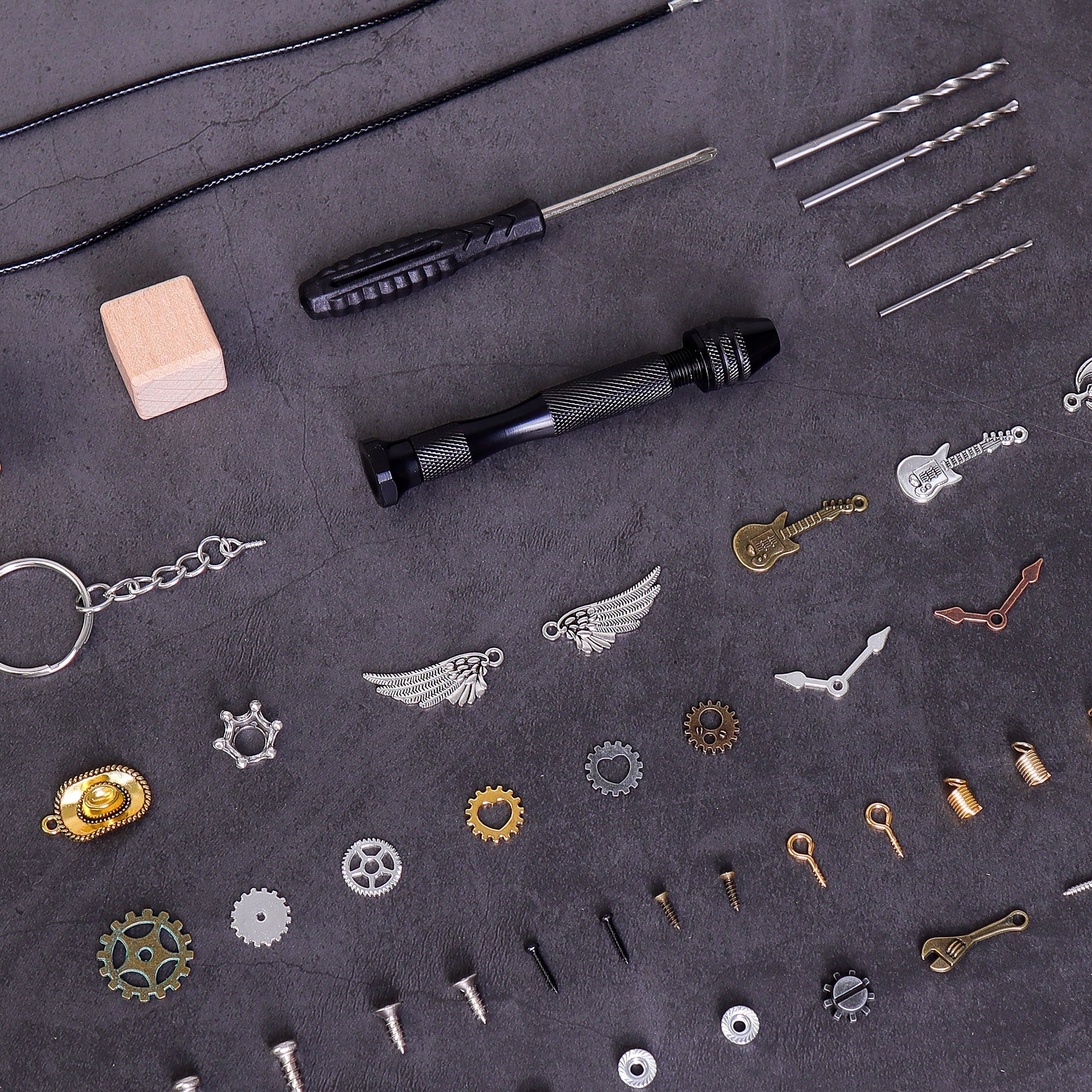 DIY Timberbot Kit – Build 2 Wooden Robots, Make Keychains & Necklaces by Kitsville