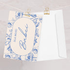 Dla mojej babci Polish grandmother birthday Greeting card, elegant floral design with envelope included by La Vie Bien