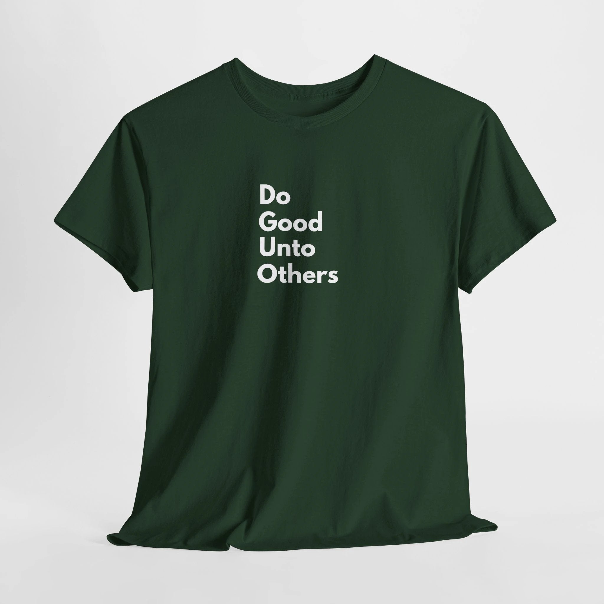 Do Good Unto Others (Golden rule) T-Shirt, Inspirational biblical Quote Tee, Minimalist Typography