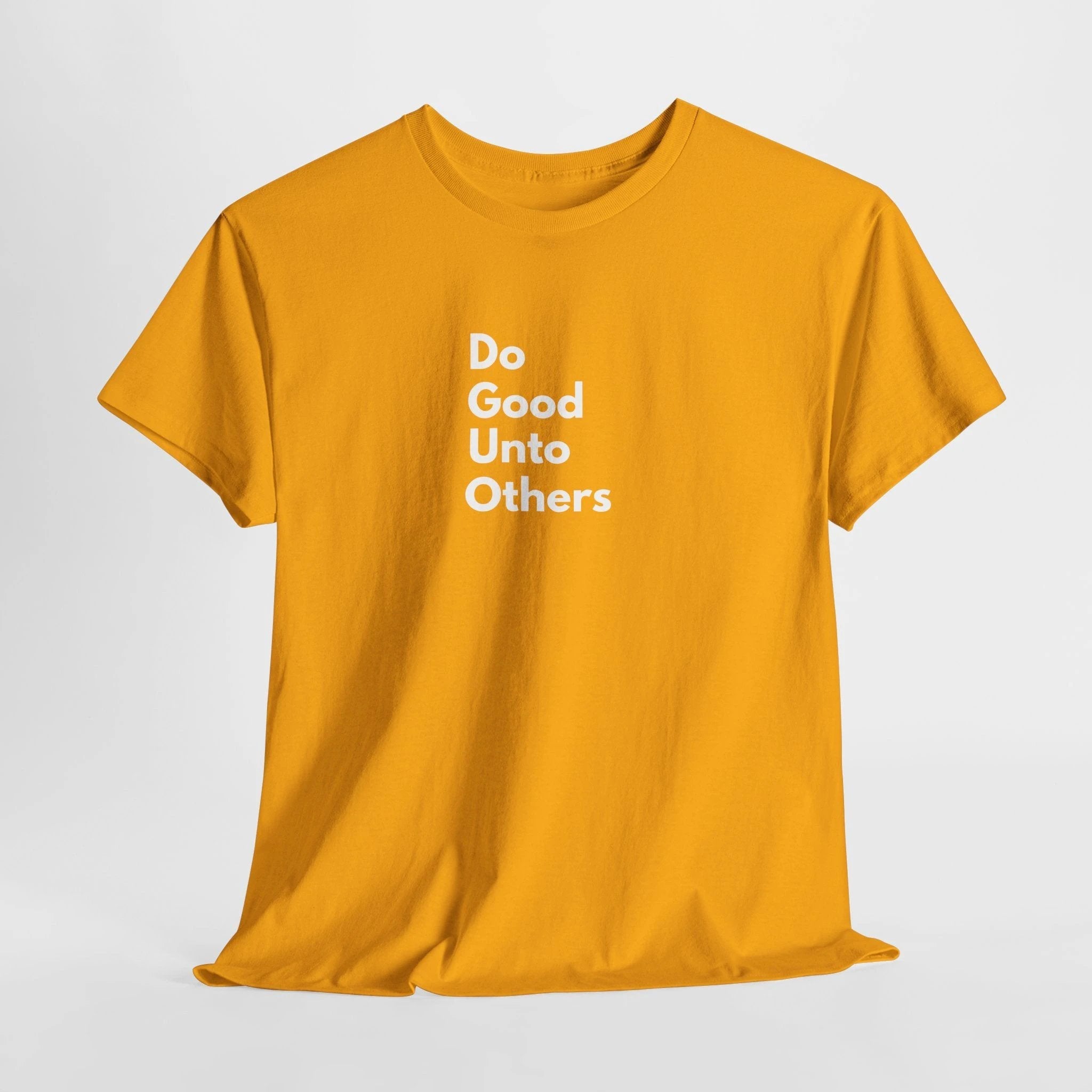Do Good Unto Others (Golden rule) T-Shirt, Inspirational biblical Quote Tee, Minimalist Typography