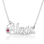 Doctor Stethoscope Necklace With Name And Birthstone La Vie Bien Doctor Stethoscope Necklace With Name And Birthstone
