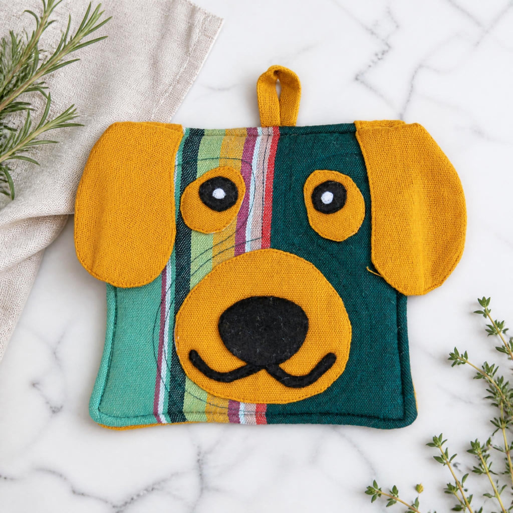 Dog Pot Holder Kitchen-Linens La Vie Bien Dog Pot Holder