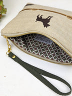 Dog Walk Wristlet Purse by Ash & Rose