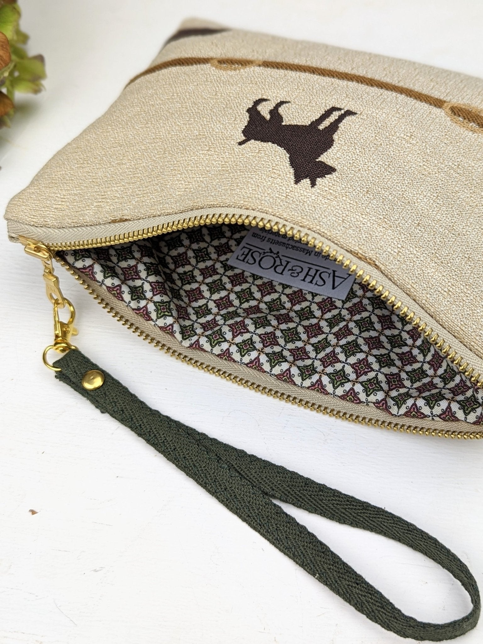 Dog Walk Wristlet Purse by Ash & Rose