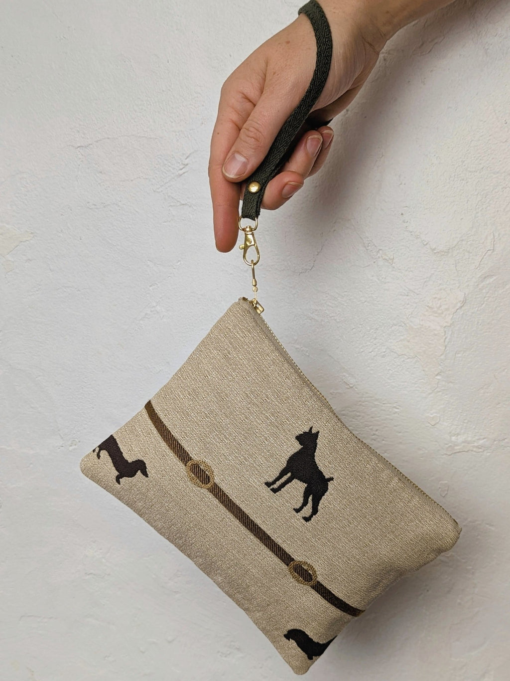 Dog Walk Wristlet Purse by Ash & Rose
