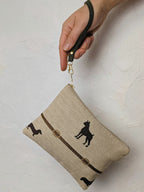 Dog Walk Wristlet Purse by Ash & Rose