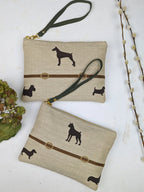 Dog Walk Wristlet Purse by Ash & Rose
