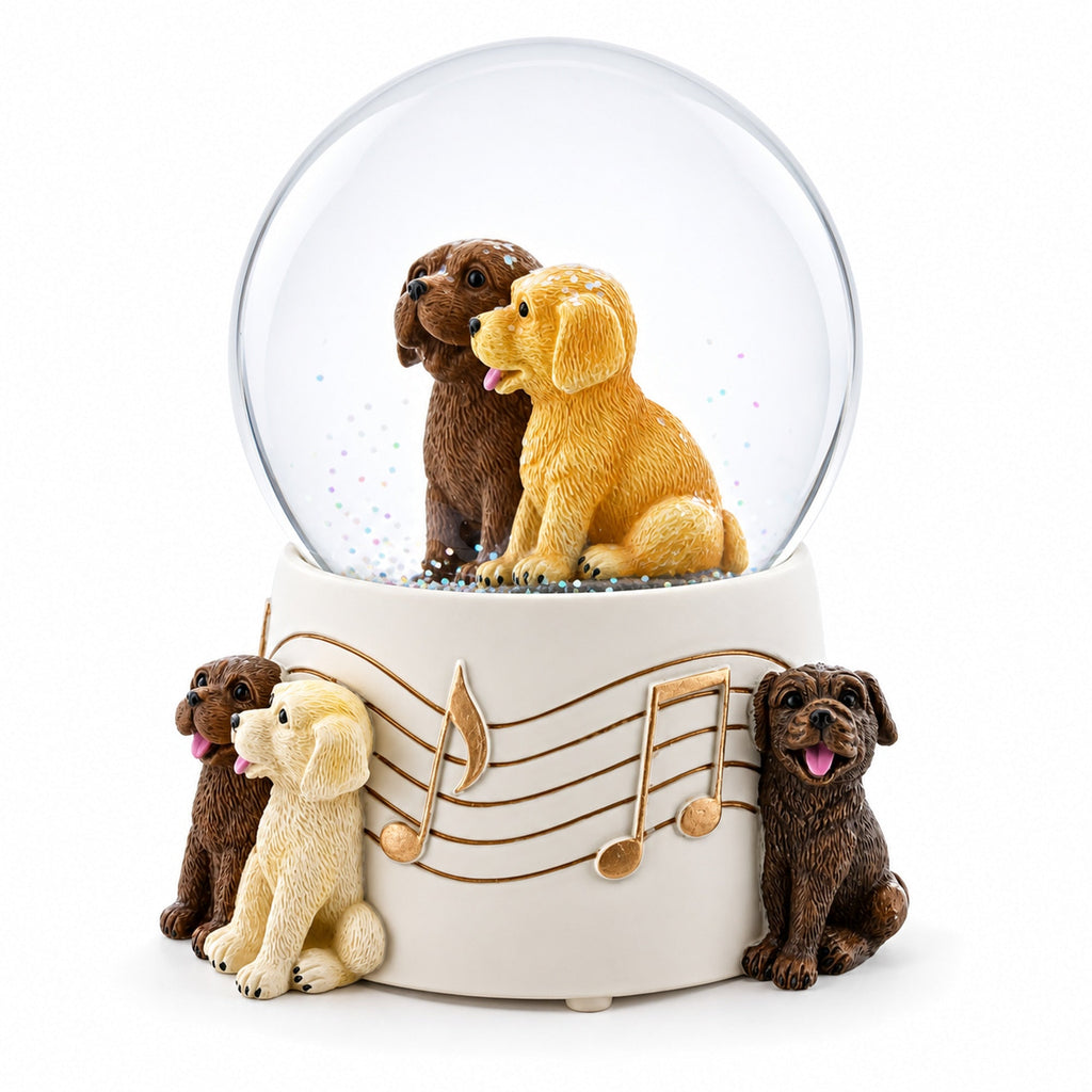 Dogs Party Musical Water Snow Globe Snow Globes > Animals La Vie Bien Dogs Party Musical Water Snow Globe