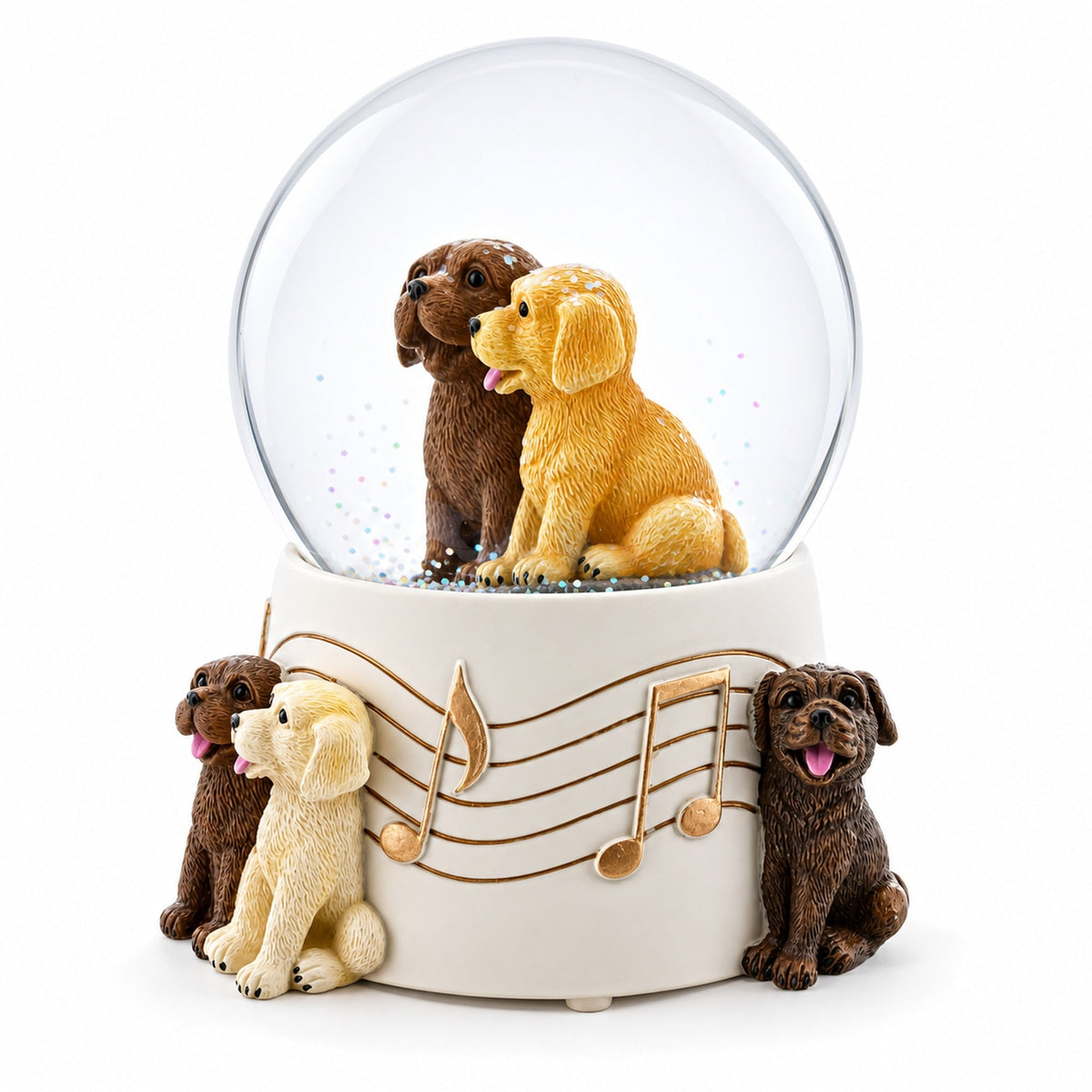 Dogs Party Musical Water Snow Globe Snow Globes > Animals La Vie Bien Dogs Party Musical Water Snow Globe