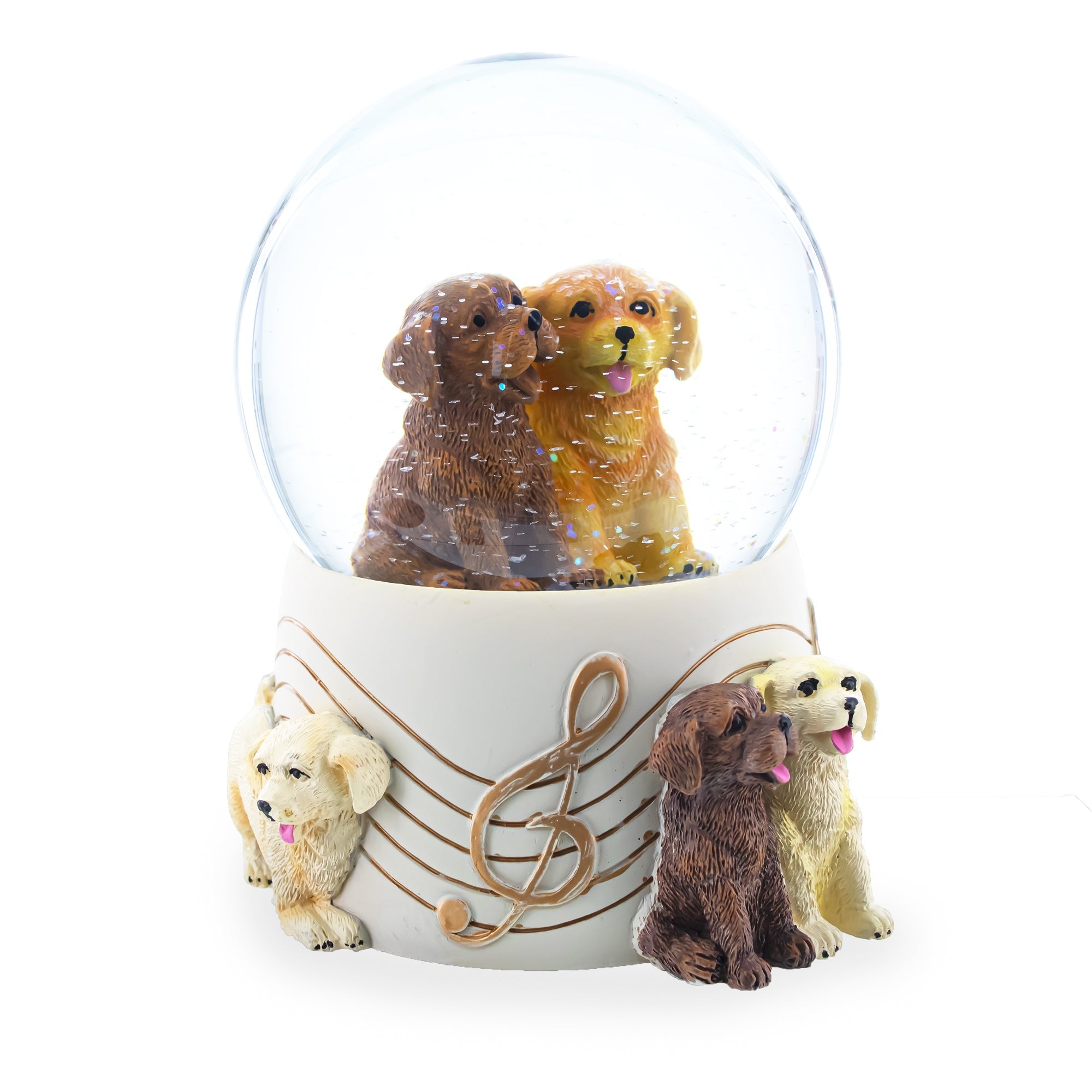 Dogs Party Musical Water Snow Globe Snow Globes > Animals La Vie Bien Dogs Party Musical Water Snow Globe