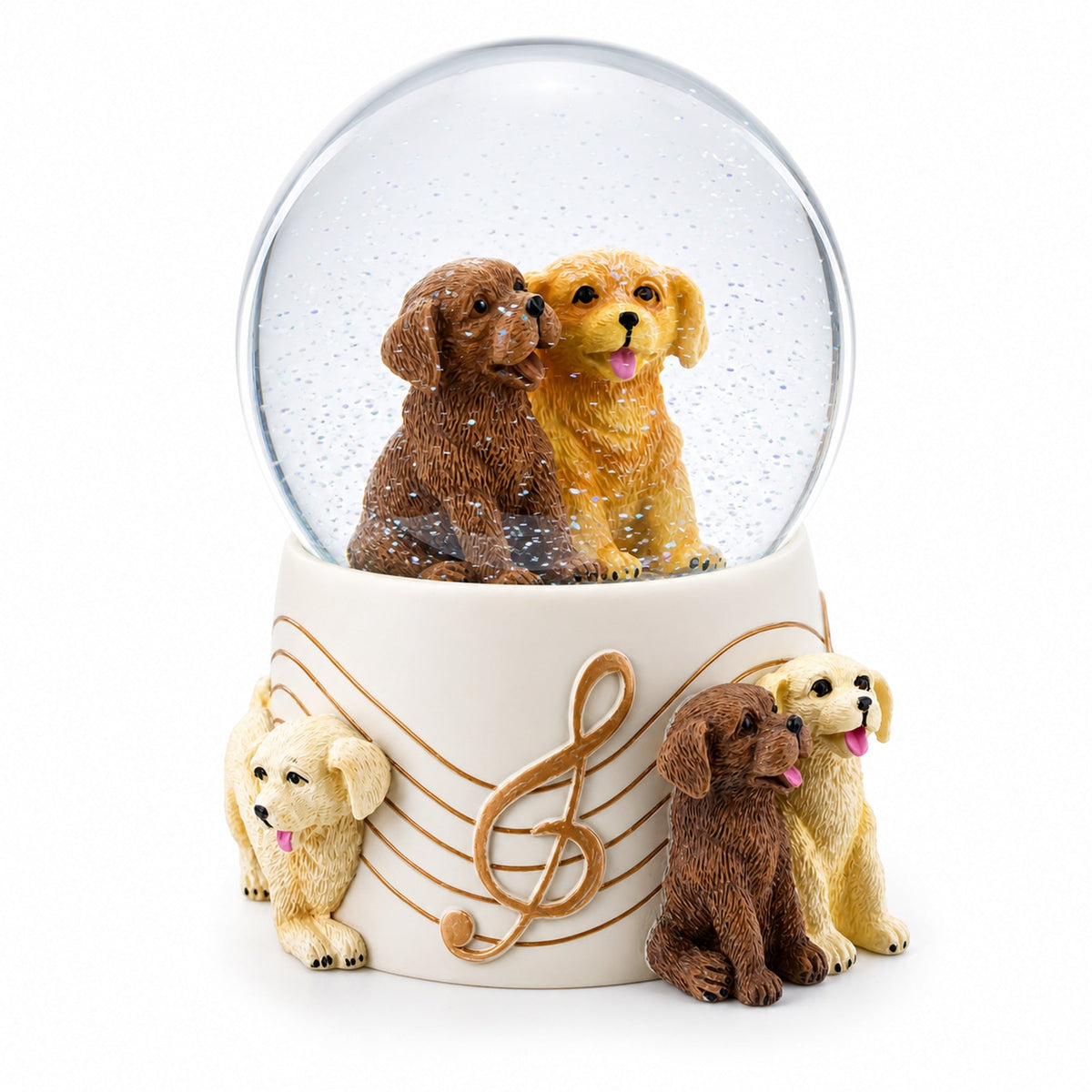 Dogs Party Musical Water Snow Globe Snow Globes > Animals La Vie Bien Dogs Party Musical Water Snow Globe