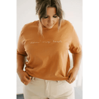 Doin' My Best Embroidered Cotton T-Shirt