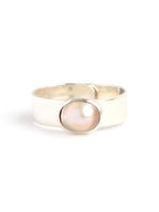 Dolores Freshwater Pearl Sterling Ring by Fair Anita