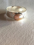 Dolores Freshwater Pearl Sterling Ring by Fair Anita