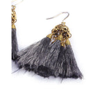 Dome Tassel Earrings - Thailand Jewelry La Vie Bien Dome Tassel Earrings - Thailand