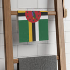 Dominica Flag Rally Towel Rally Towel La Vie Bien Dominica Flag Rally Towel