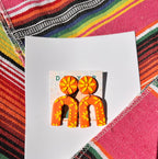 Dominica - Orange/yellow Earrings La Vie Bien Dominica - Orange/yellow