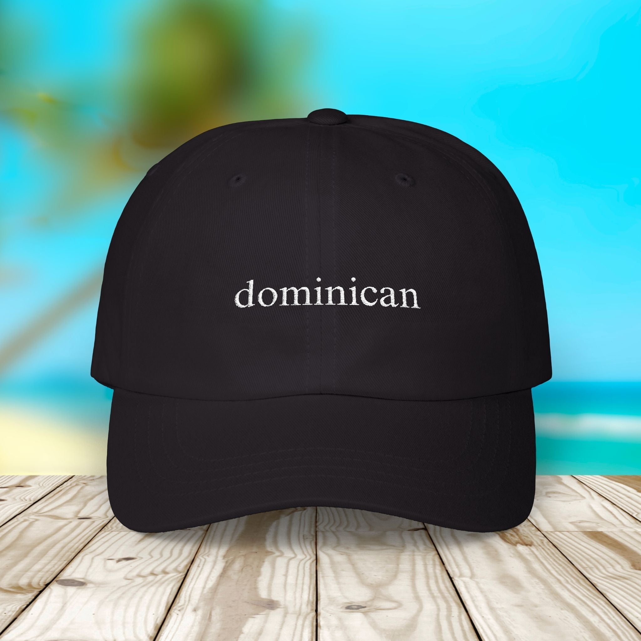 Dominican Embroidered Dad Hat Classic Dad Cap La Vie Bien Dominican Embroidered Dad Hat