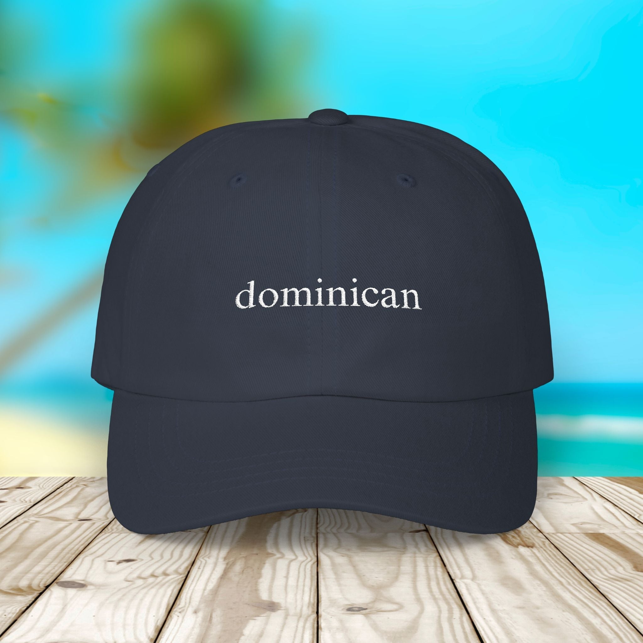 Dominican Embroidered Dad Hat Classic Dad Cap La Vie Bien Dominican Embroidered Dad Hat