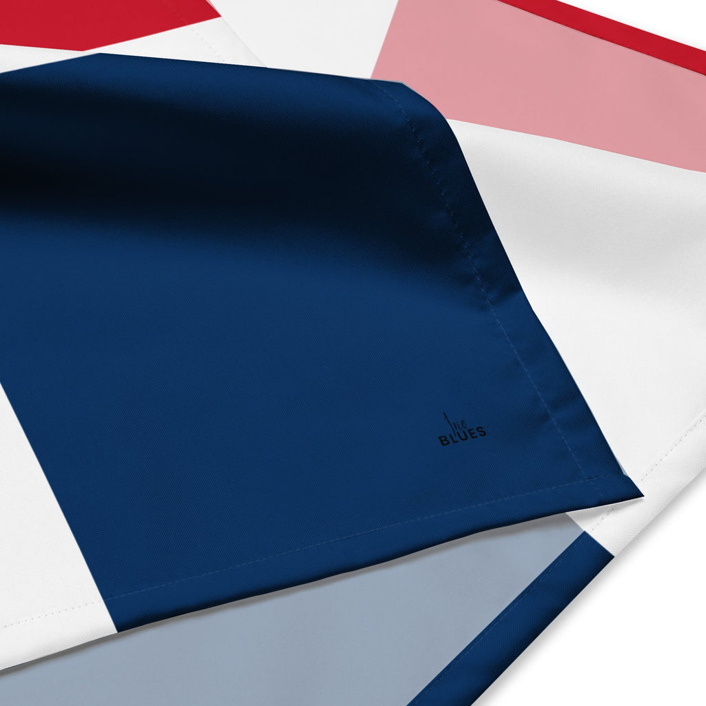 Dominican Republic Flag Bandana All-Over Print Bandana La Vie Bien Dominican Republic Flag Bandana