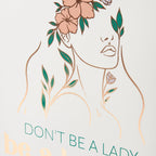 Don't Be A Lady Be A Legend Inspo Box Sign | Women's Empowerment Wooden Wall Desk Decor | 7" x 8" Decor La Vie Bien Don't Be A Lady Be A Legend Inspo Box Sign | Women's Empowerment Wooden Wall Desk Decor | 7" x 8"