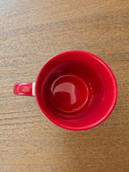 Don't Make Me Switch to German coffee mug with colorful interior and handle Mug La Vie Bien Don't Make Me Switch to German coffee mug with colorful interior and handle