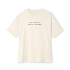 Don't Make Me Switch to German Tee — Oversized Boxy Shirt T-Shirt La Vie Bien Don't Make Me Switch to German Tee — Oversized Boxy Shirt