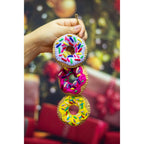 Donut Felt Embroidered Handmade Ornament - Mexico Decor La Vie Bien Donut Felt Embroidered Handmade Ornament - Mexico