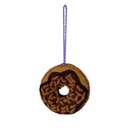 Donut Felt Embroidered Handmade Ornament - Mexico Decor La Vie Bien Donut Felt Embroidered Handmade Ornament - Mexico