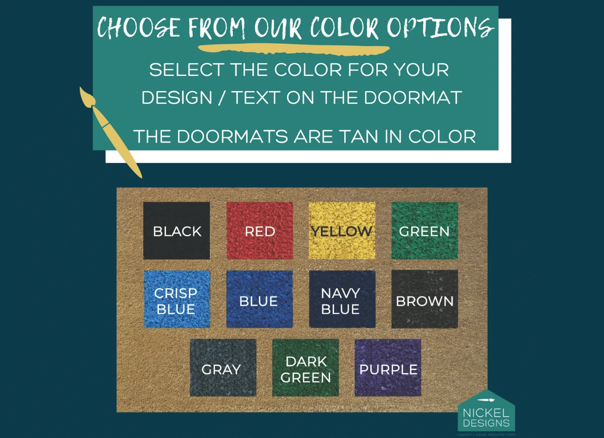 Funny Dog Doormat by Nickel Designs Custom Doormats