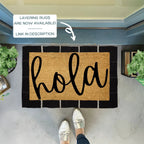 hola Coir Doormat by Nickel Designs Custom Doormats