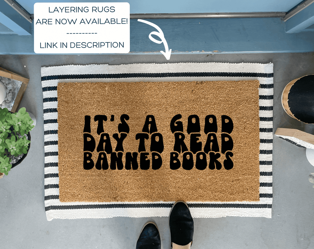 Read Banned Books Doormat