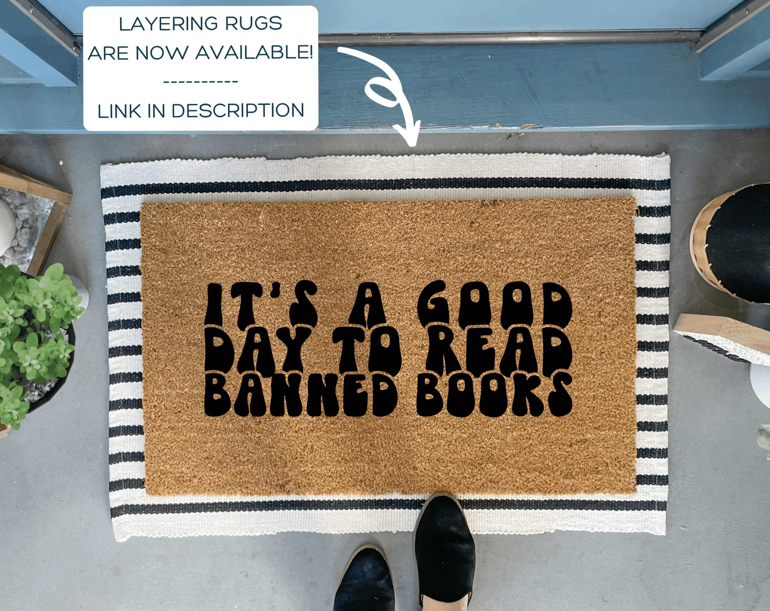 Read Banned Books Doormat