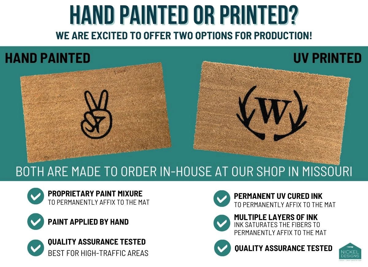 Sand Dollar Beach Doormat by Nickel Designs Custom Doormats