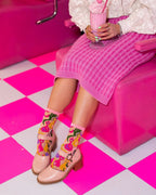 Dopamine Cats Sheer Crew Sock by Sock Candy