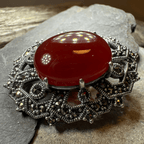 Dorcia Celtic Knot Brooch in Sterling Silver Brooch La Vie Bien Dorcia Celtic Knot Brooch in Sterling Silver