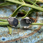 Dorset Sheep Post Earrings in Sterling Silver Post Earrings La Vie Bien Dorset Sheep Post Earrings in Sterling Silver