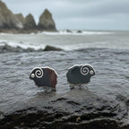 Dorset Sheep Post Earrings in Sterling Silver Post Earrings La Vie Bien Dorset Sheep Post Earrings in Sterling Silver