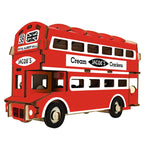 Double-Decker London Bus Model Kit - Wooden Laser-Cut 3D Puzzle (94 Pcs) Toys > 3D Puzzles La Vie Bien Double-Decker London Bus Model Kit - Wooden Laser-Cut 3D Puzzle (94 Pcs)