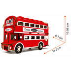 Double-Decker London Bus Model Kit - Wooden Laser-Cut 3D Puzzle (94 Pcs) Toys > 3D Puzzles La Vie Bien Double-Decker London Bus Model Kit - Wooden Laser-Cut 3D Puzzle (94 Pcs)